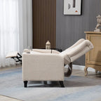 Fauteuil inclinable avec dossier capitonné