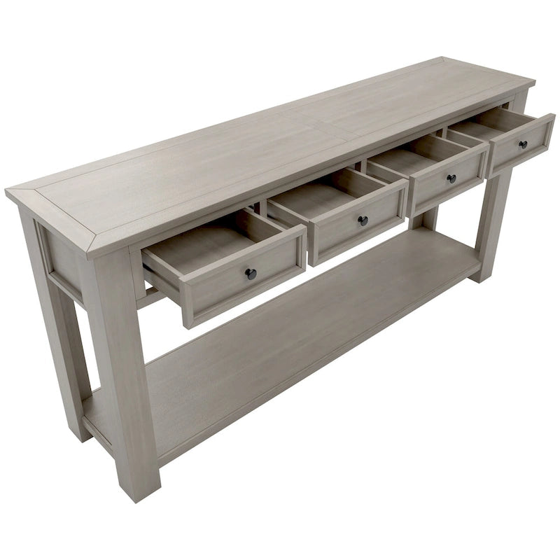 Console à 4 tiroirs pour entrée/couloir - 14,00 x 63,00 x 30,00