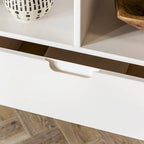 Meuble TV Middlebrook Alby 58 pouces en bois massif de style Mid-Century