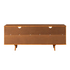 Meuble TV Middlebrook Alby 58 pouces en bois massif de style Mid-Century