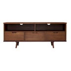 Meuble TV Middlebrook Alby 58 pouces en bois massif de style Mid-Century