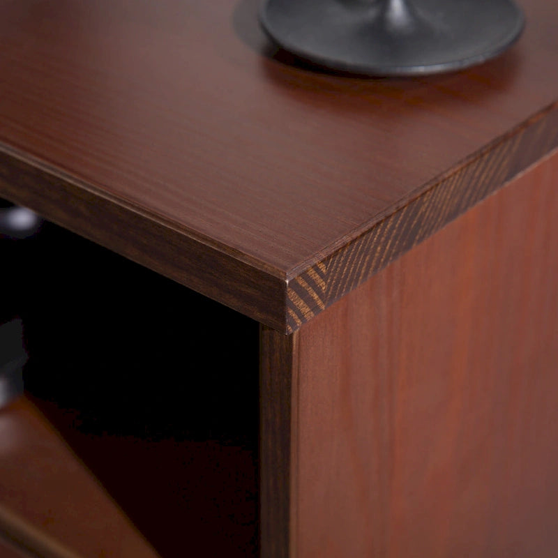 Meuble TV Middlebrook Alby 58 pouces en bois massif de style Mid-Century