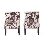 Fauteuil d'appoint Saloon contemporain en tissu (lot de 2) par Christopher Knight Home