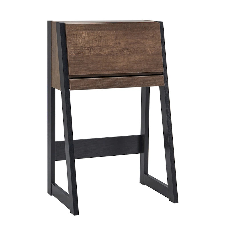 Bureau d'ordinateur compact en bois Dol Contemporary de 66 cm (26 pouces) par Furniture of America