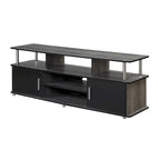 Meuble TV Monterey 65 pouces de Convenience Concepts Designs2Go avec placards et étagères de rangement