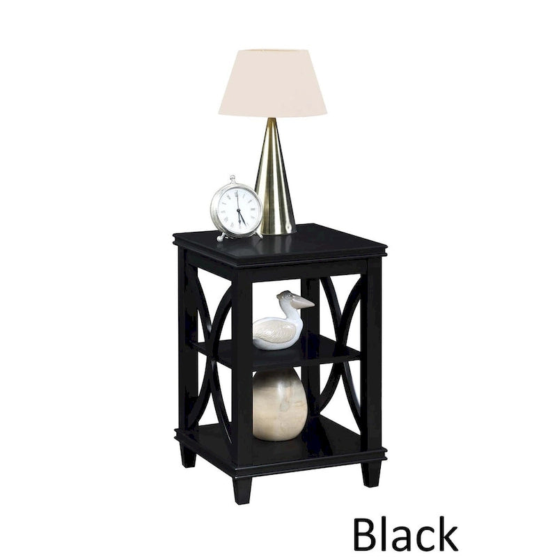 Table d'appoint Florence de Convenience Concepts avec étagères