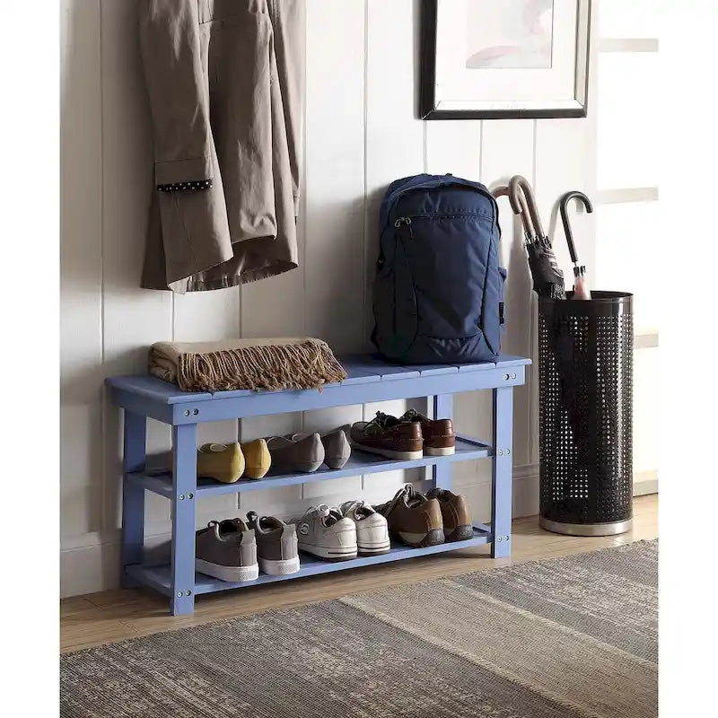 Banc utilitaire Oxford de Convenience Concepts avec étagères