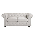 Canapé deux places Chesterfield capitonné Corvus Aleksis