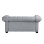 Canapé deux places Chesterfield capitonné Corvus Aleksis