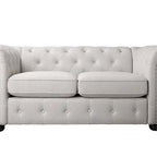 Canapé deux places Chesterfield capitonné Corvus Aleksis