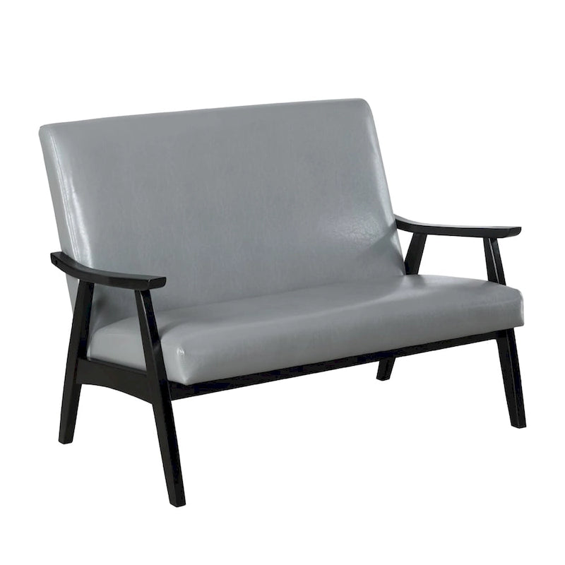 Banc deux places contemporain Balf en similicuir de Furniture of America