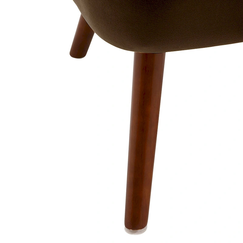 Fauteuil d'appoint capitonné en velours pour salon - 70 cm (L) x 71 cm (P) x 80 cm (H)