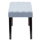 Banc capitonné en tissu CorLiving California