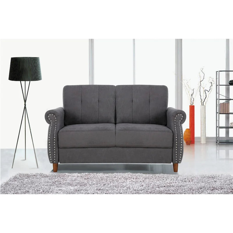 Bruce Nailhead Loveseat