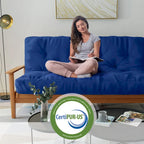 Matelas futon à 10 ressorts ensachés. Matelas seul. Sommier non inclus.