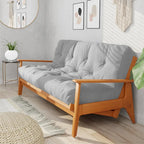 Matelas futon à 10 ressorts ensachés. Matelas seul. Sommier non inclus.