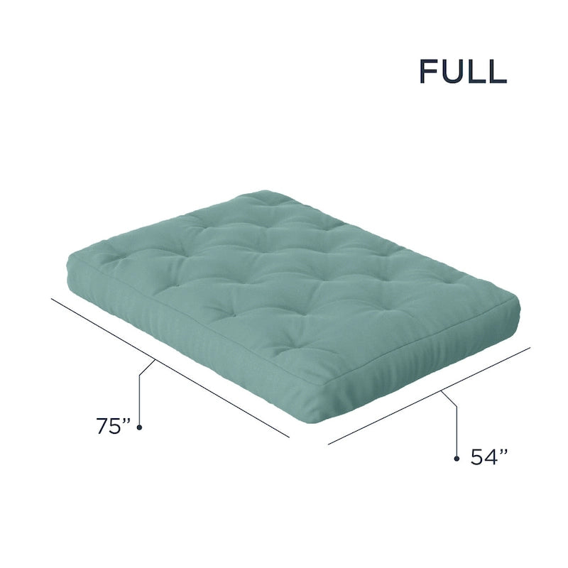 Matelas futon à 10 ressorts ensachés. Matelas seul. Sommier non inclus.