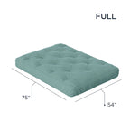 Matelas futon à 10 ressorts ensachés. Matelas seul. Sommier non inclus.
