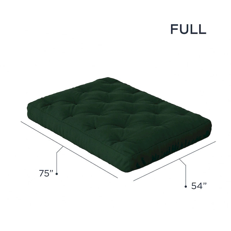 Matelas futon à 10 ressorts ensachés. Matelas seul. Sommier non inclus.