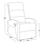 Fauteuil inclinable Carson Carrington Marielle
