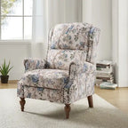 Terri Classic Cutaway Arms with Nailheads Manual Recliner for Living Room by HULALA HOME