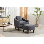 Fauteuil d'appoint avec repose-pieds