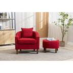 Fauteuil d'appoint avec repose-pieds