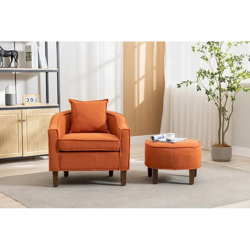 Fauteuil d'appoint avec repose-pieds