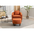 Fauteuil d'appoint avec repose-pieds