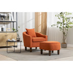 Fauteuil d'appoint avec repose-pieds