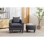 Fauteuil d'appoint avec repose-pieds
