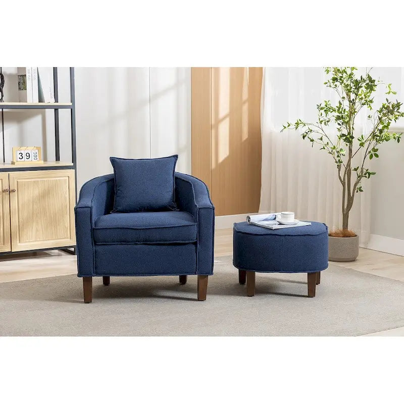 Fauteuil d'appoint avec repose-pieds