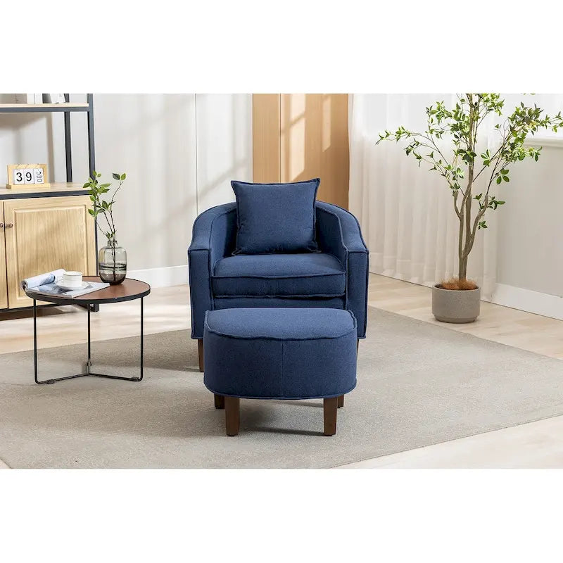 Fauteuil d'appoint avec repose-pieds