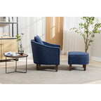 Fauteuil d'appoint avec repose-pieds