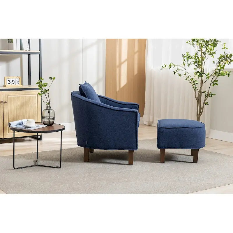 Fauteuil d'appoint avec repose-pieds