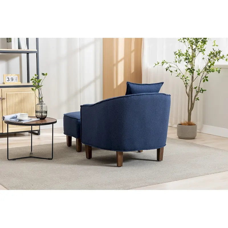 Fauteuil d'appoint avec repose-pieds