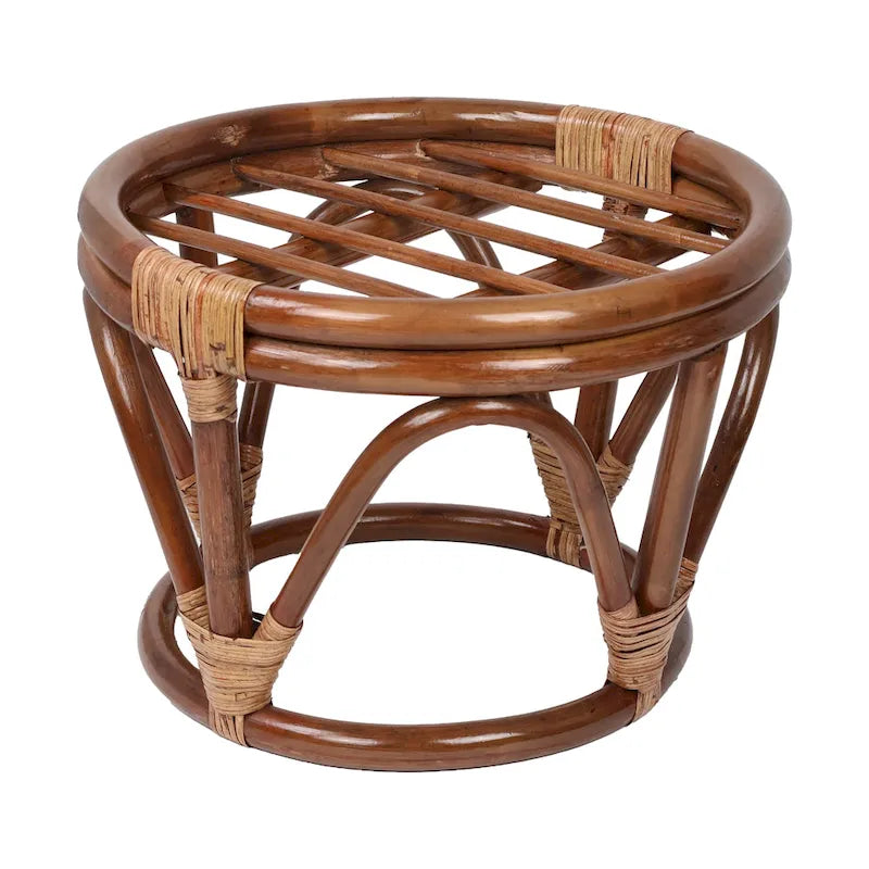 Repose-pieds Bali de 45 cm avec coussin d'extérieur solide