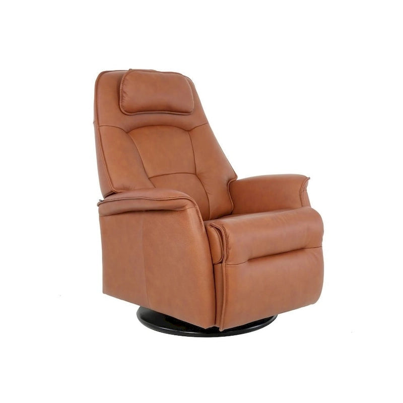 Fauteuil inclinable suspendu en cuir Fjords Stockholm