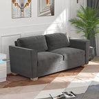 Mixoy Modern Pull Out Sofa Bed,Velvet Sleeper Loveseat Couch Bed