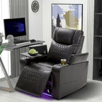 Merax PU Leather Power Motion Recliner with USB Charge Port