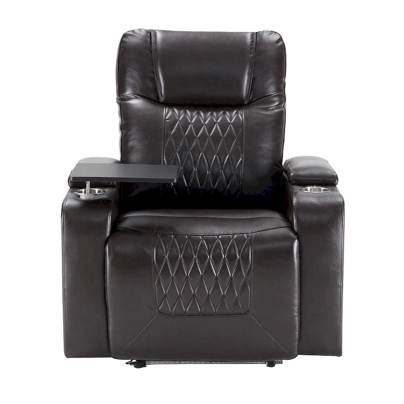 Fauteuil inclinable électrique Merax en cuir PU avec port de chargement USB