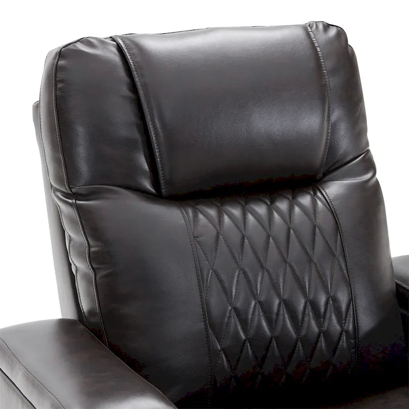 Fauteuil inclinable électrique Merax en cuir PU avec port de chargement USB