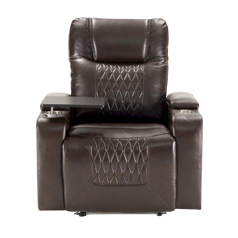 Fauteuil inclinable électrique Merax en cuir PU avec port de chargement USB