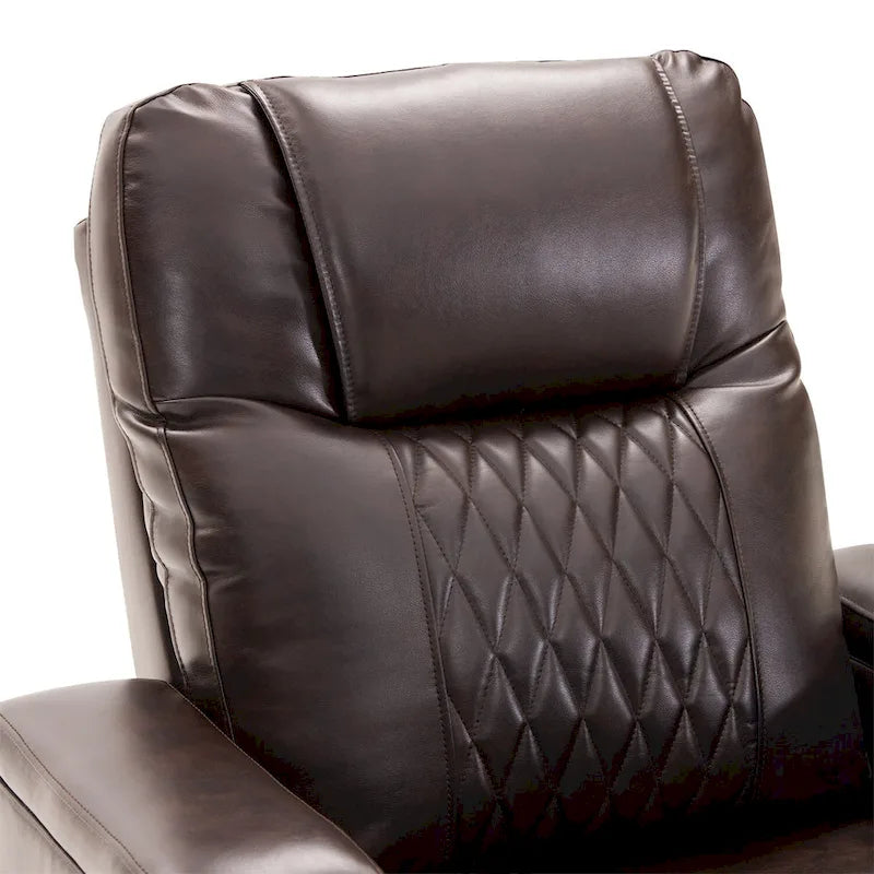 Fauteuil inclinable électrique Merax en cuir PU avec port de chargement USB