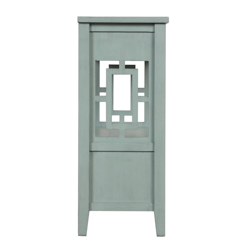 Console avec 4 tiroirs et 1 étagère de rangement pour salon