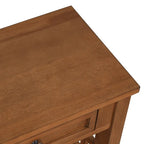 Console avec 4 tiroirs et 1 étagère de rangement pour salon