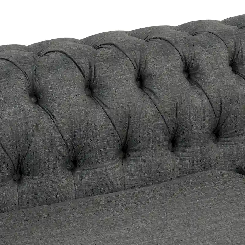 Canapé Chesterfield Morden Fort, mobilier de salon, canapés en lin