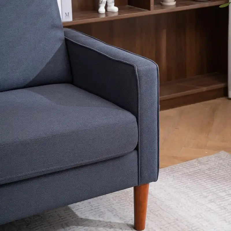 Canapé trois places sans méridienne Concubine à structure en bois massif