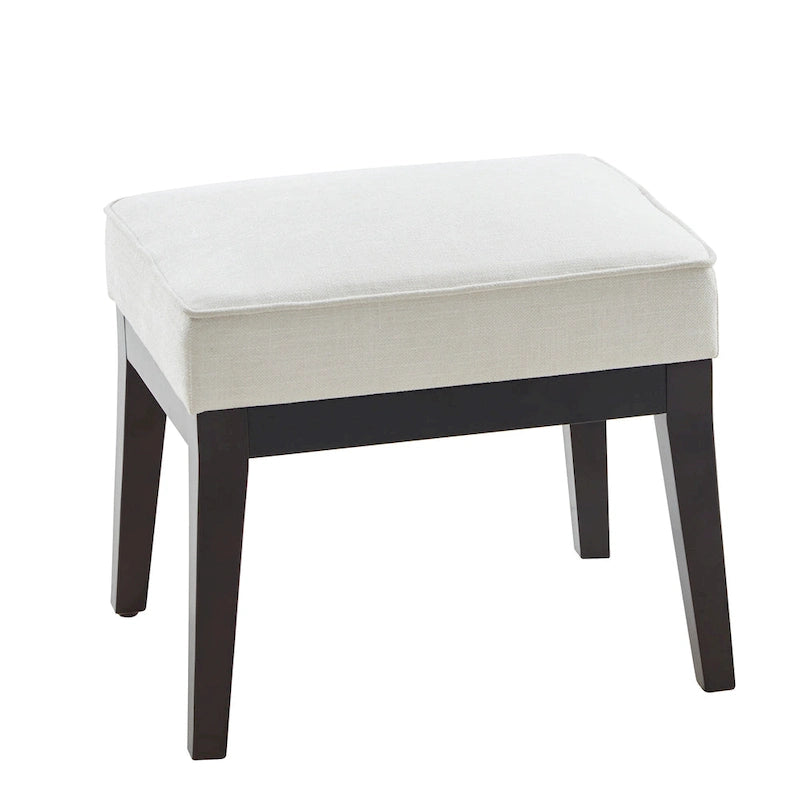 Ensemble fauteuil et repose-pieds HUIMO style moderne du milieu du siècle, fauteuil d'appoint rembourré pour salon, chambre