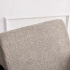 Ensemble fauteuil et repose-pieds HUIMO style moderne du milieu du siècle, fauteuil d'appoint rembourré pour salon, chambre